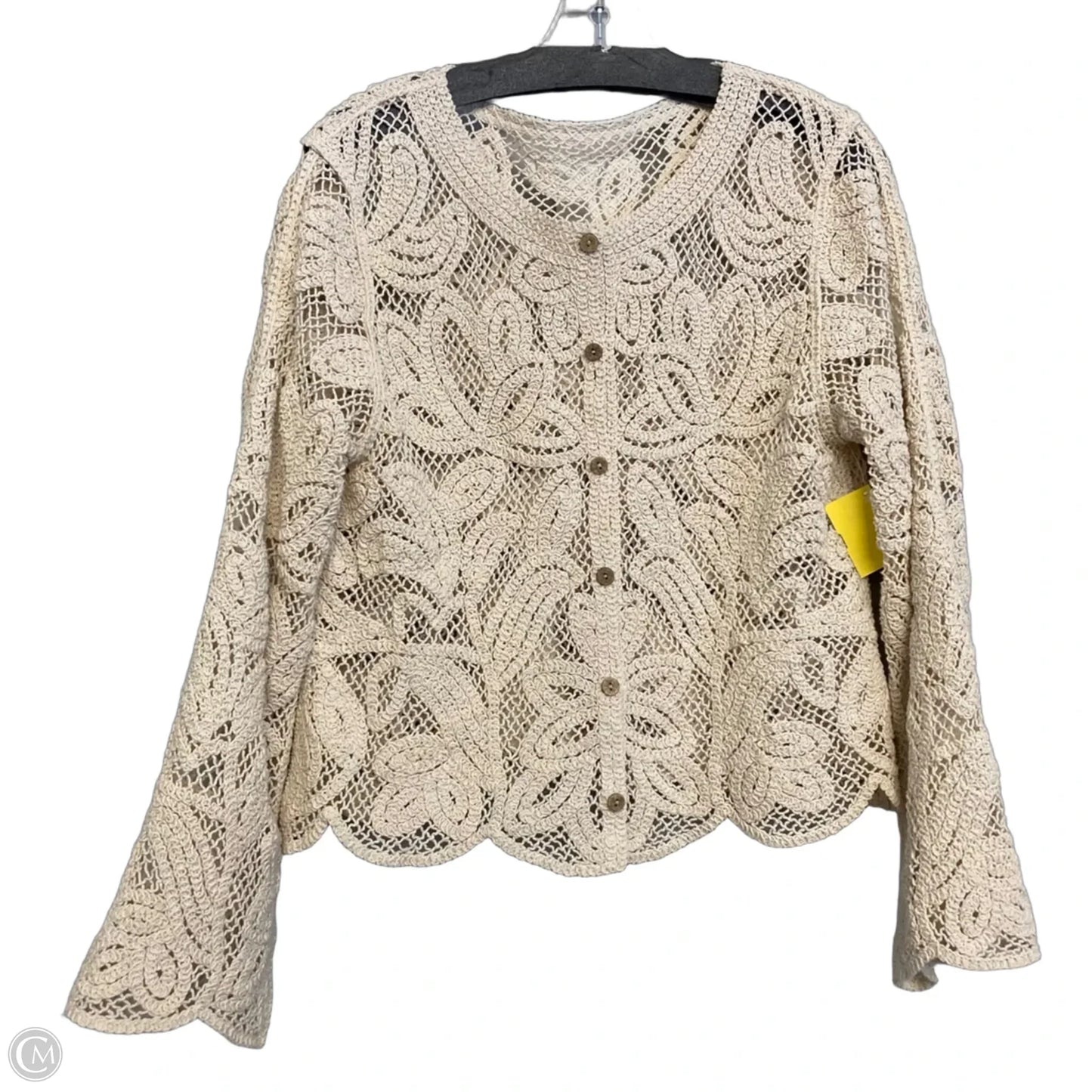 Cardigan In Tan, Size: M