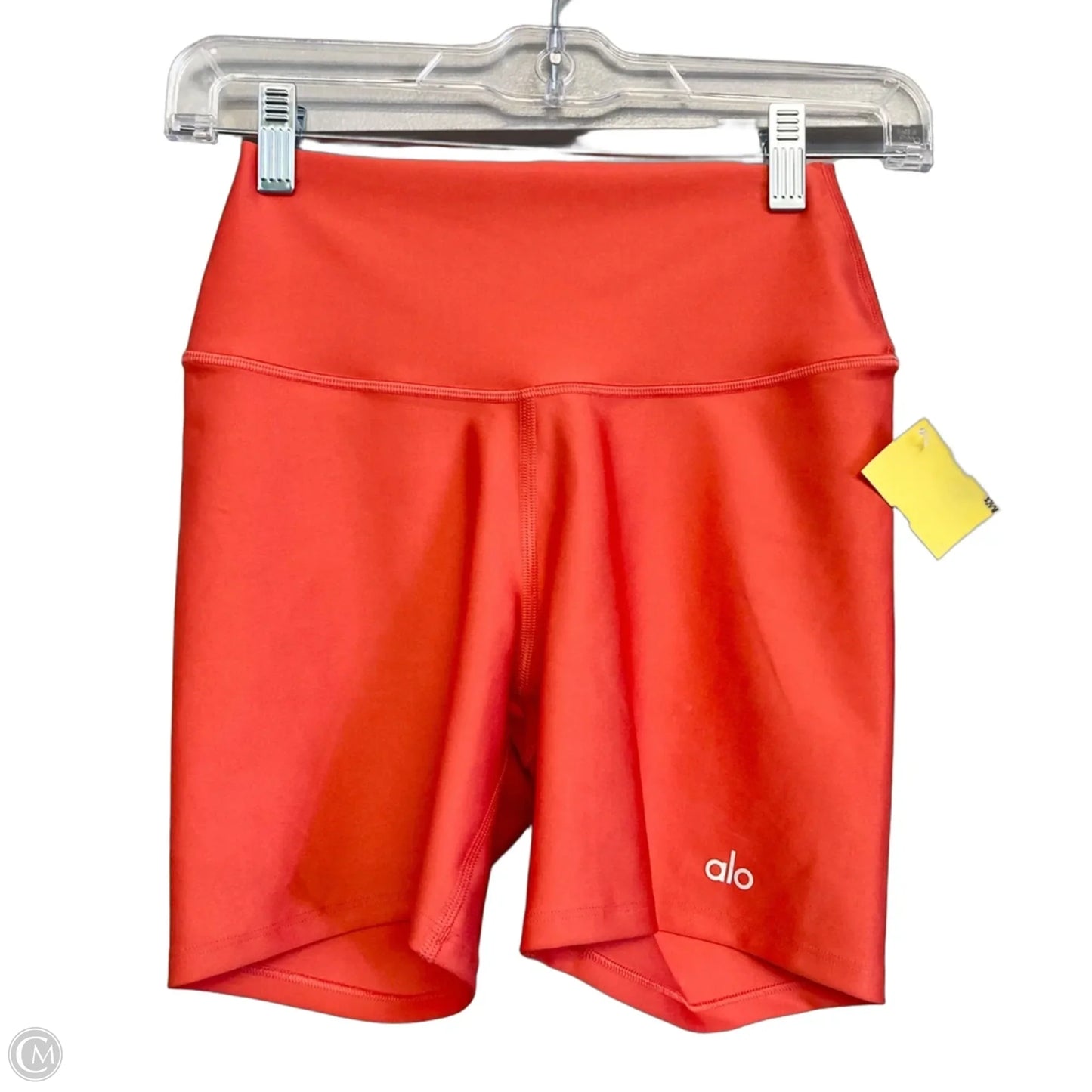 Athletic Shorts By Alo In Orange, Size: Xs
