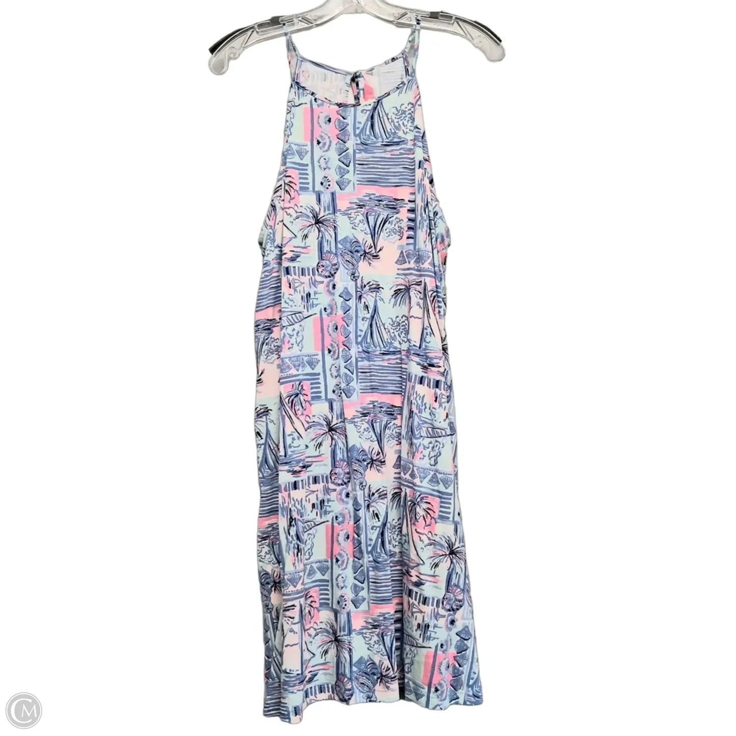 Dress Designer By Lilly Pulitzer In Blue & Pink, Size: L