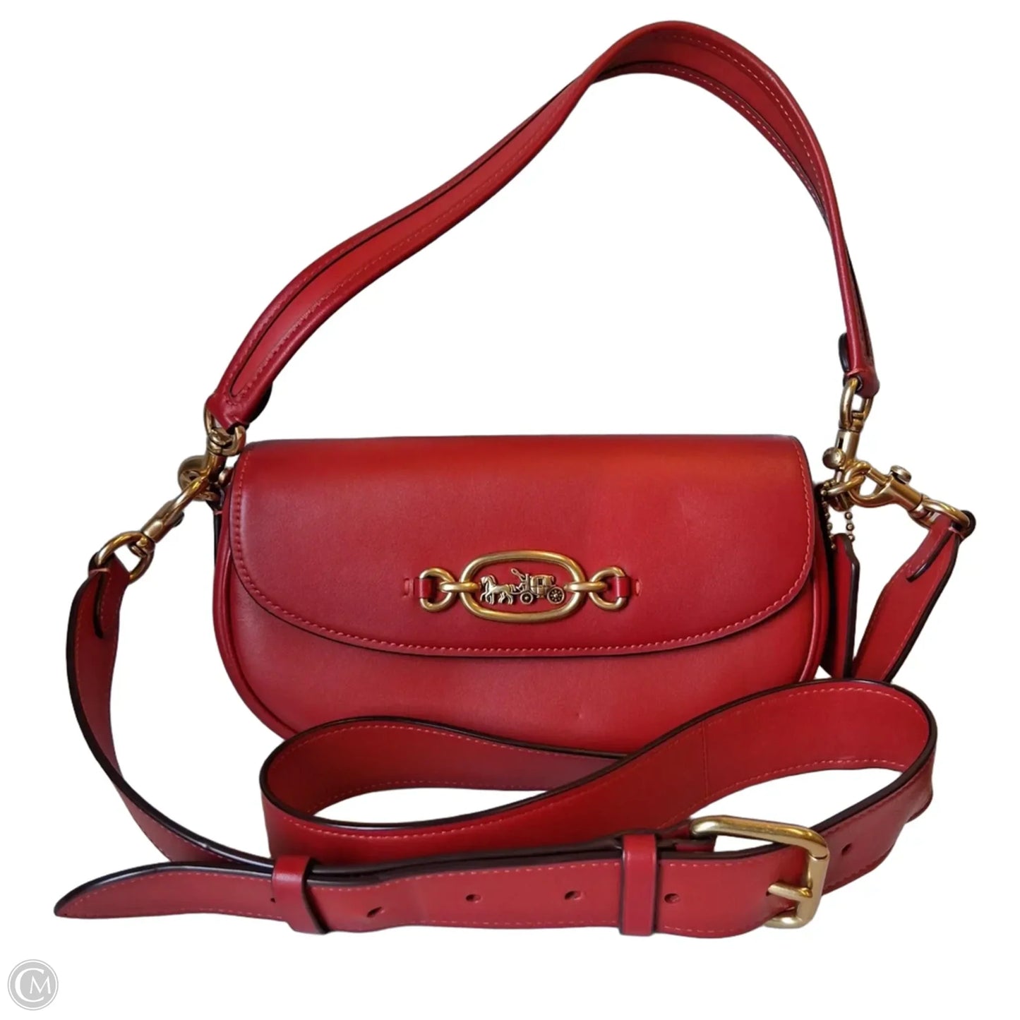 Crossbody Designer By Coach, Size: Small