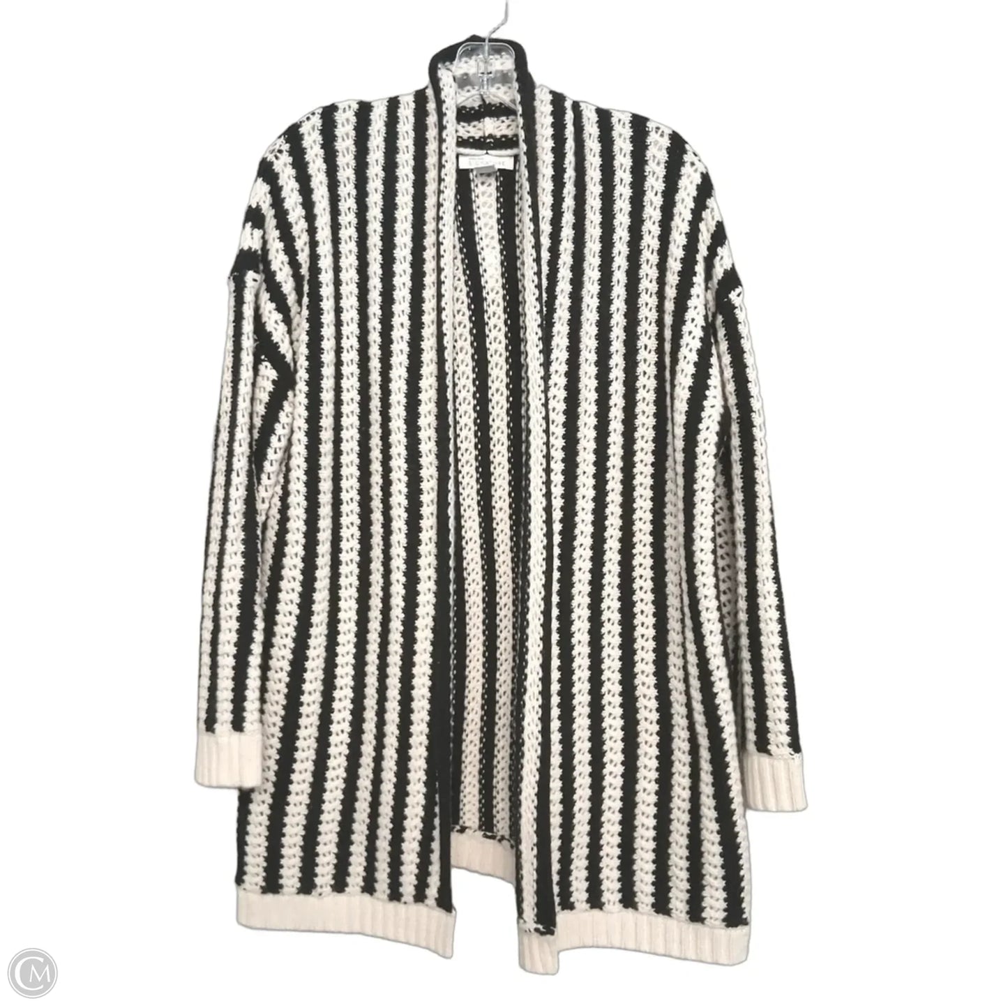 Sweater Cardigan By Nordstrom In Striped Pattern, Size: S