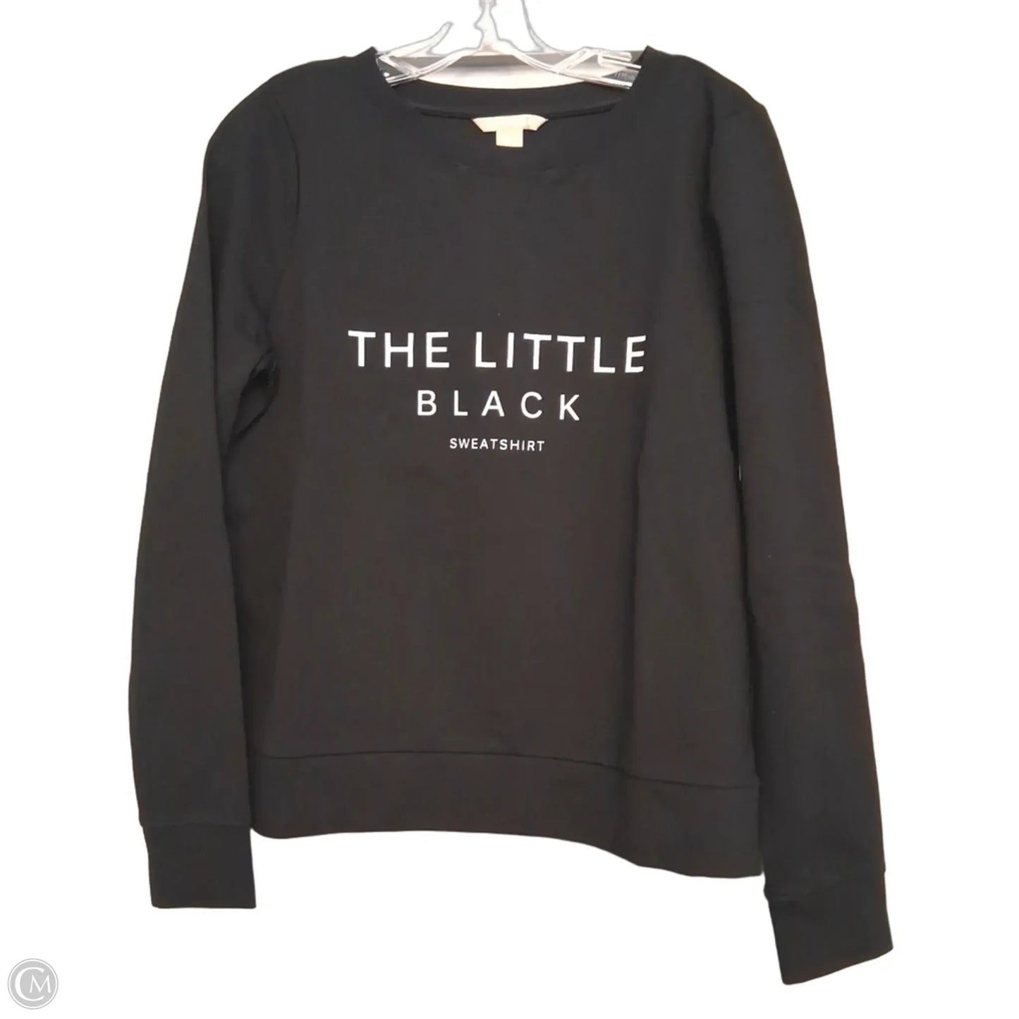 Sweatshirt Crewneck By Banana Republic In Black, Size: M