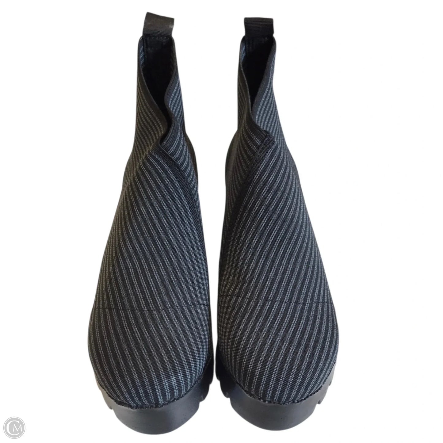 Boots Ankle Heels In Striped Pattern, Size: 5
