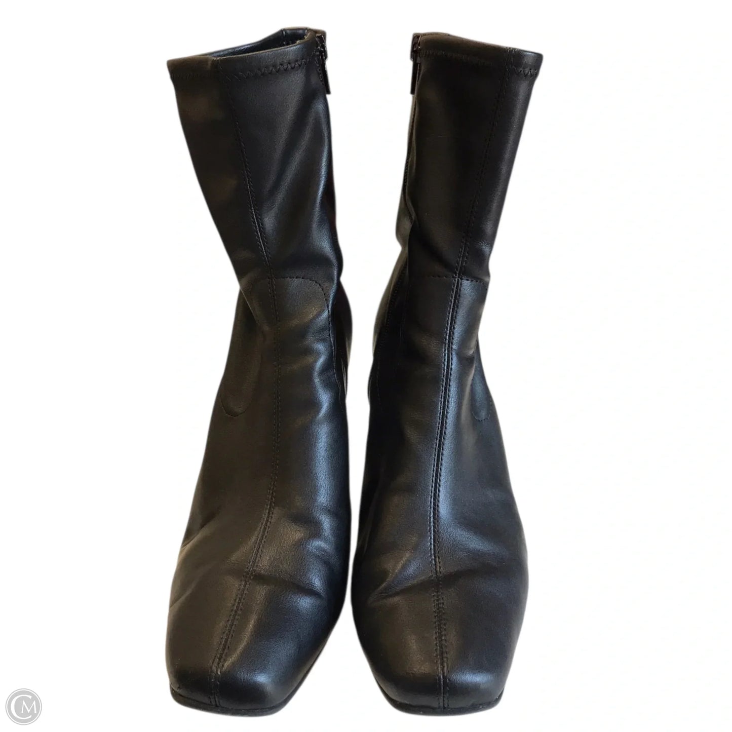 Boots Ankle Heels By Aerosoles In Black, Size: 8.5