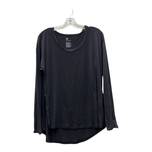 Athletic Top Ls Crewneck By All In Motion In Black, Size:S