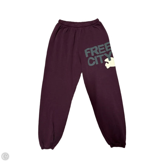 Pants Joggers By Freecity In Purple, Size: S