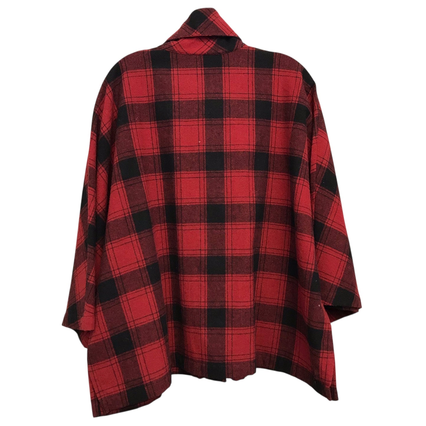 Jacket Shirt By Coldwater Creek In Plaid Pattern, Size:L