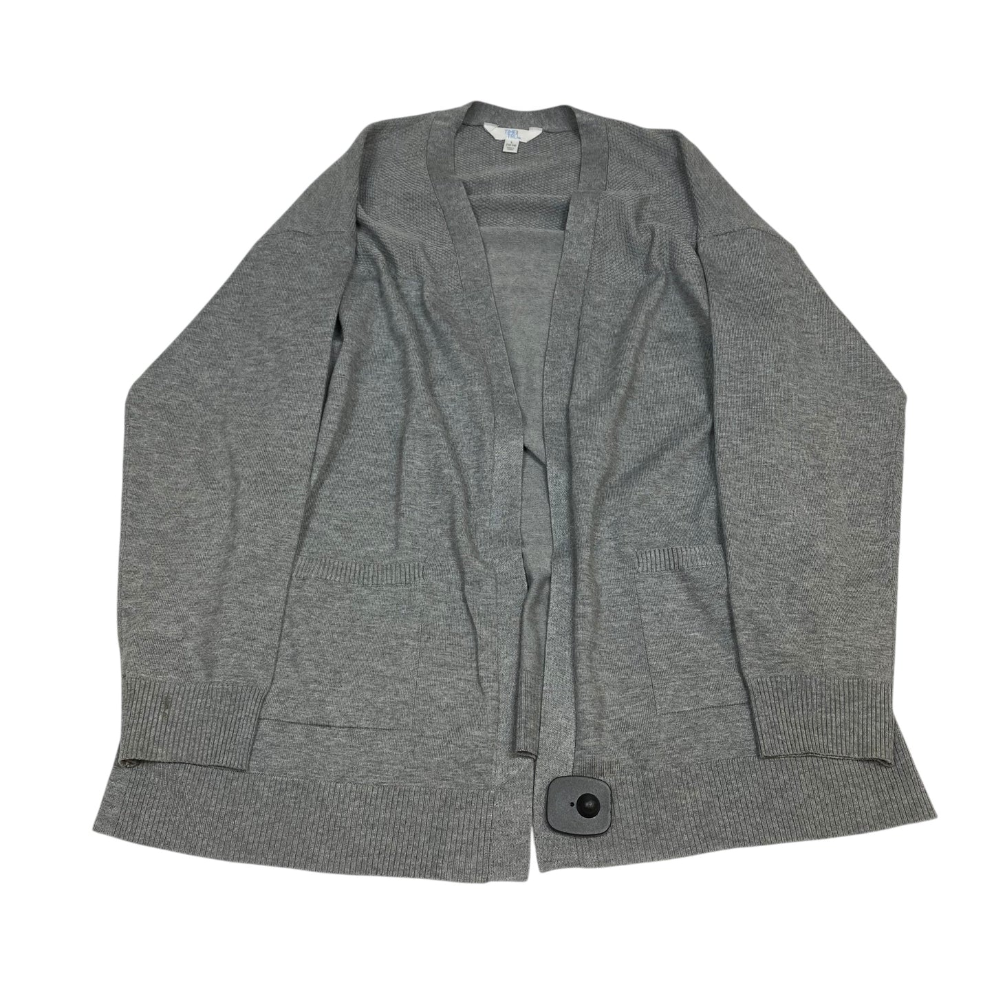 Cardigan By Time And Tru In Grey, Size:L