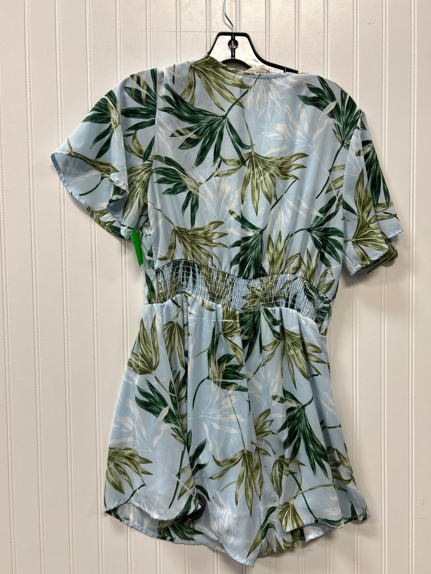 Romper By Peach Love Cream California In Blue, Size:M