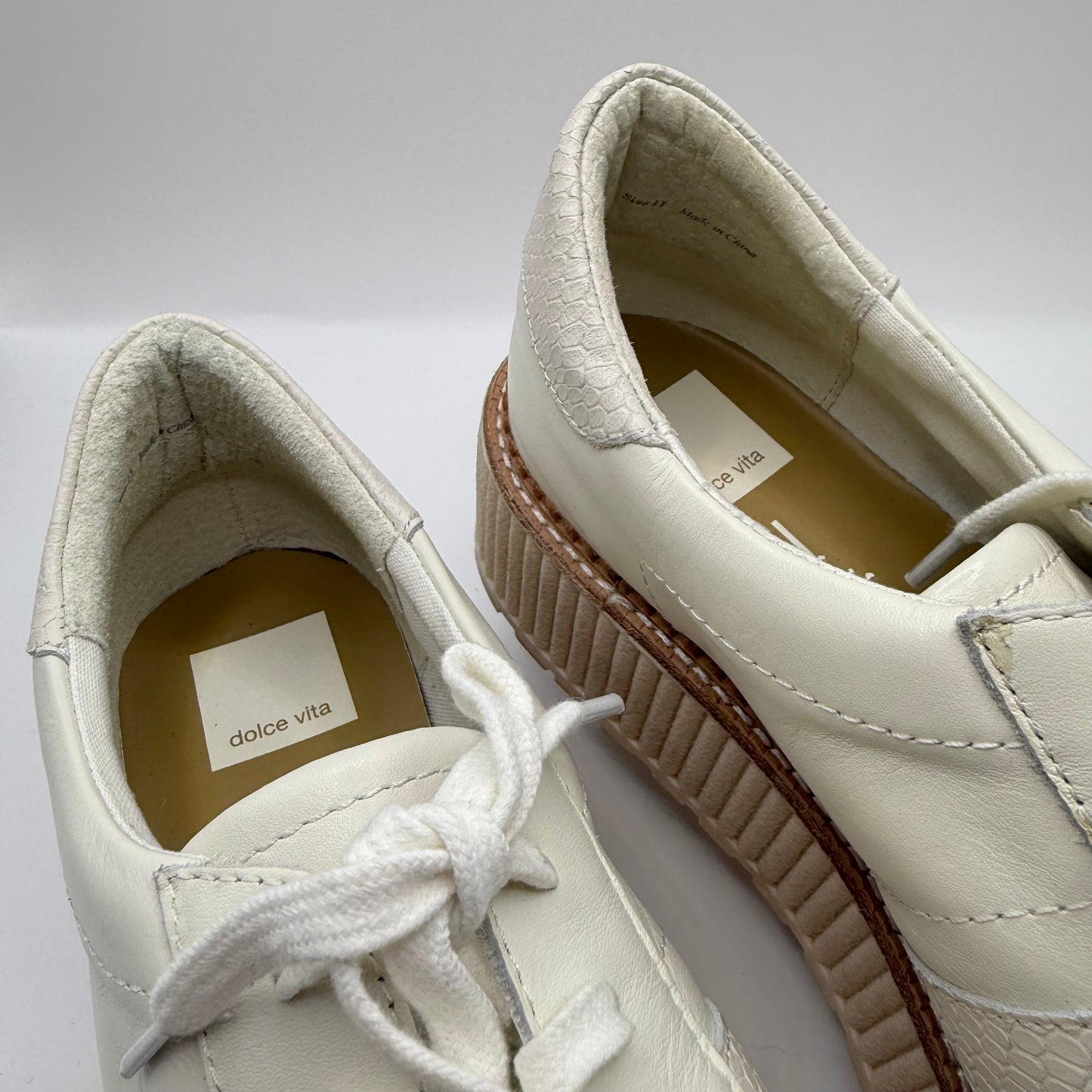 Shoes Heels Platform By Dolce Vita In White, Size: 11