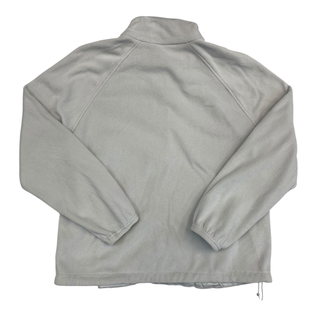 Jacket Fleece By Lands End In Grey, Size:M