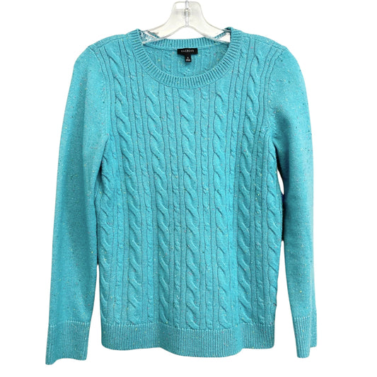 Sweater By Talbots In Aqua, Size:S