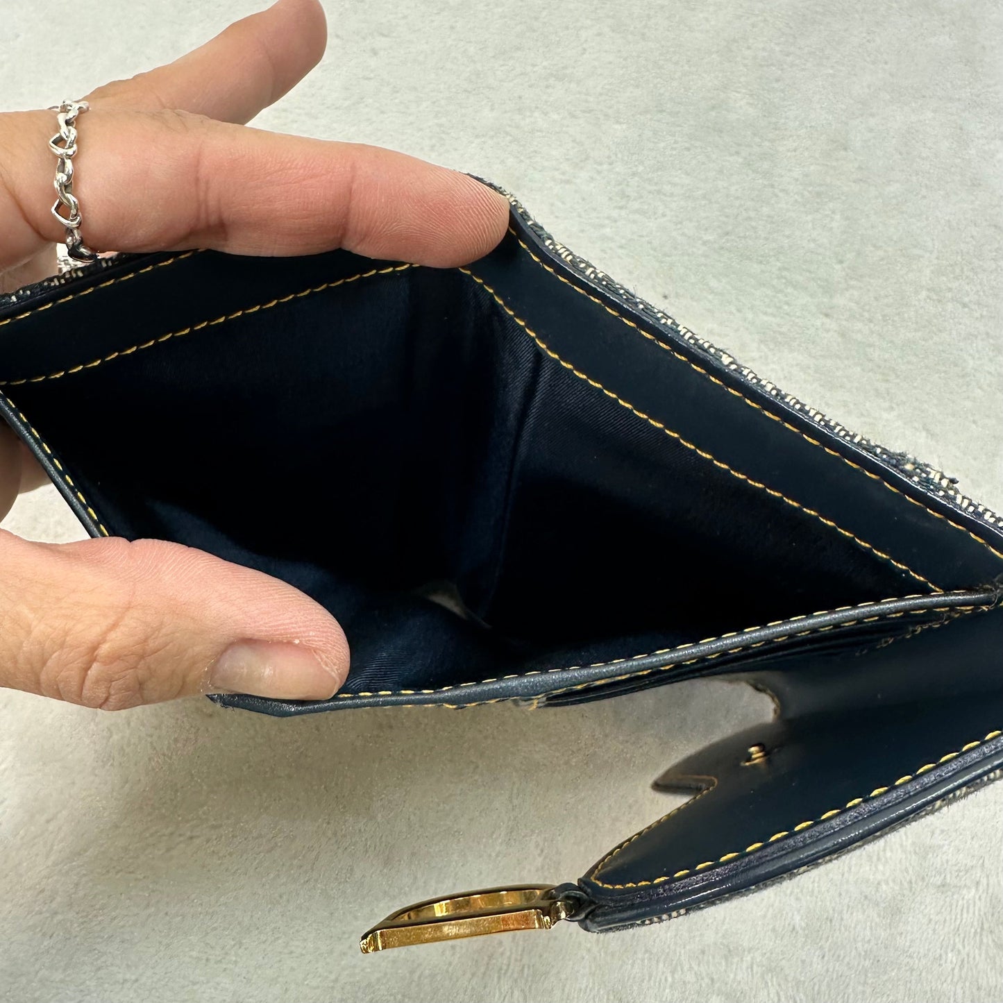 Wallet Luxury Designer By Dior, Size: Small