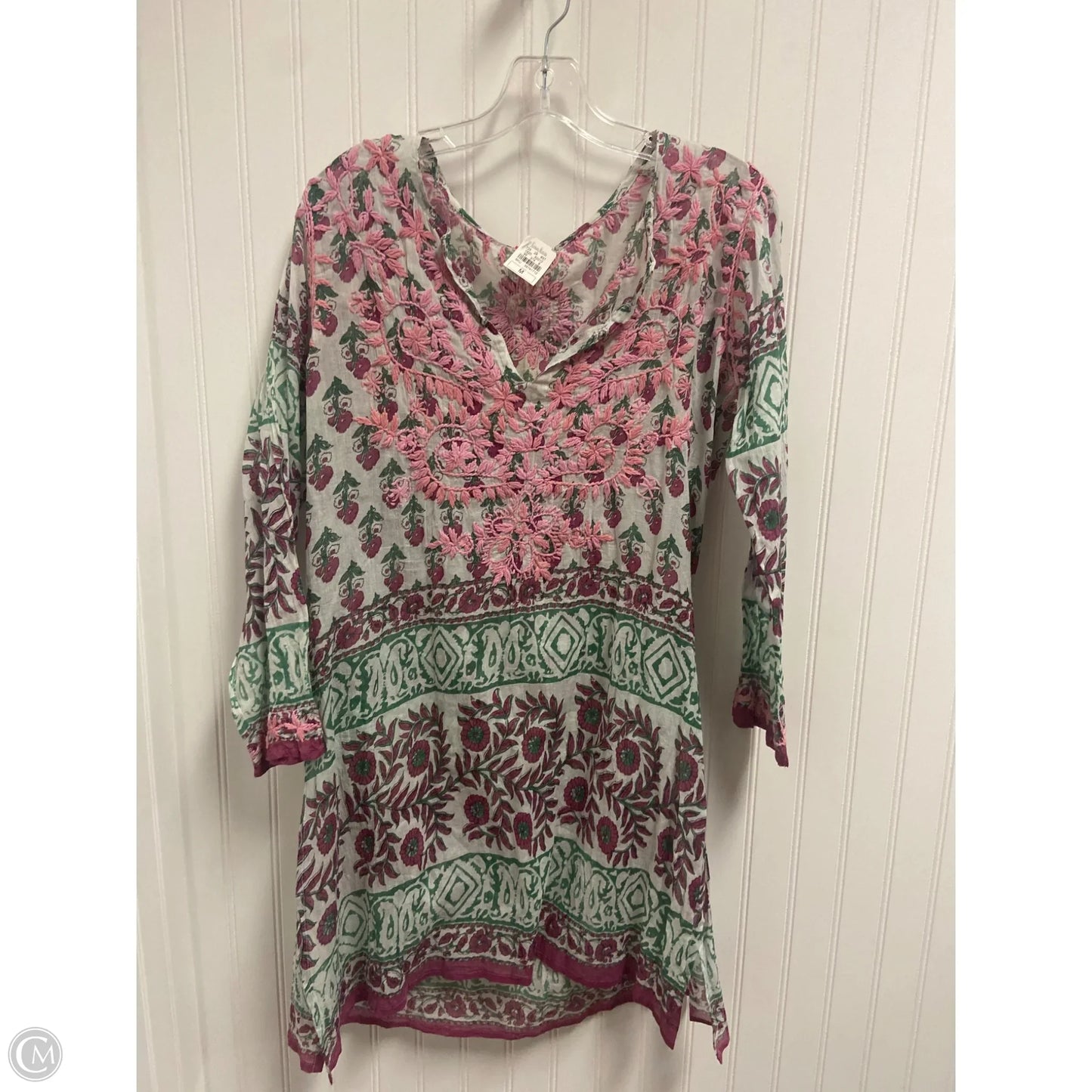 Top Long Sleeve By Clothes Mentor In Multi-colored, Size: M