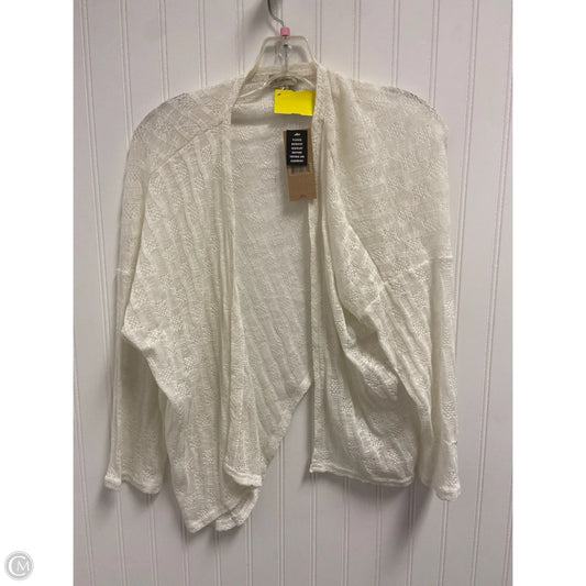 Sweater Cardigan By Cremieux In Cream, Size: M