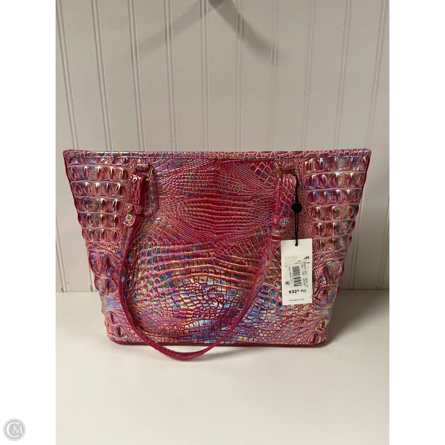 Handbag Designer By Brahmin, Size: Large