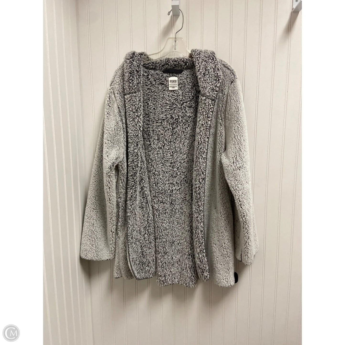 Sweater By Pink In Grey, Size: Osfm