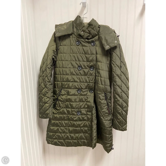 Coat Puffer & Quilted By French Connection In Green, Size: M