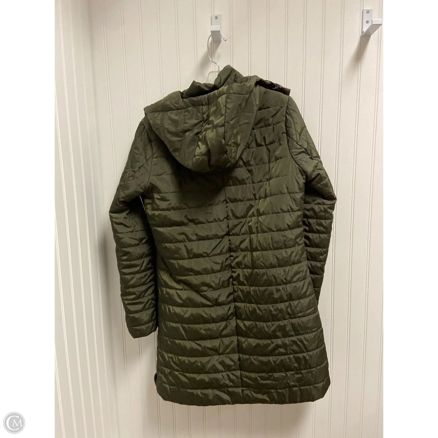 Coat Puffer & Quilted By French Connection In Green, Size: M