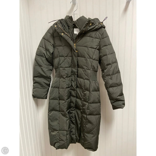 Coat Puffer & Quilted By Cole-haan In Green, Size: Xs