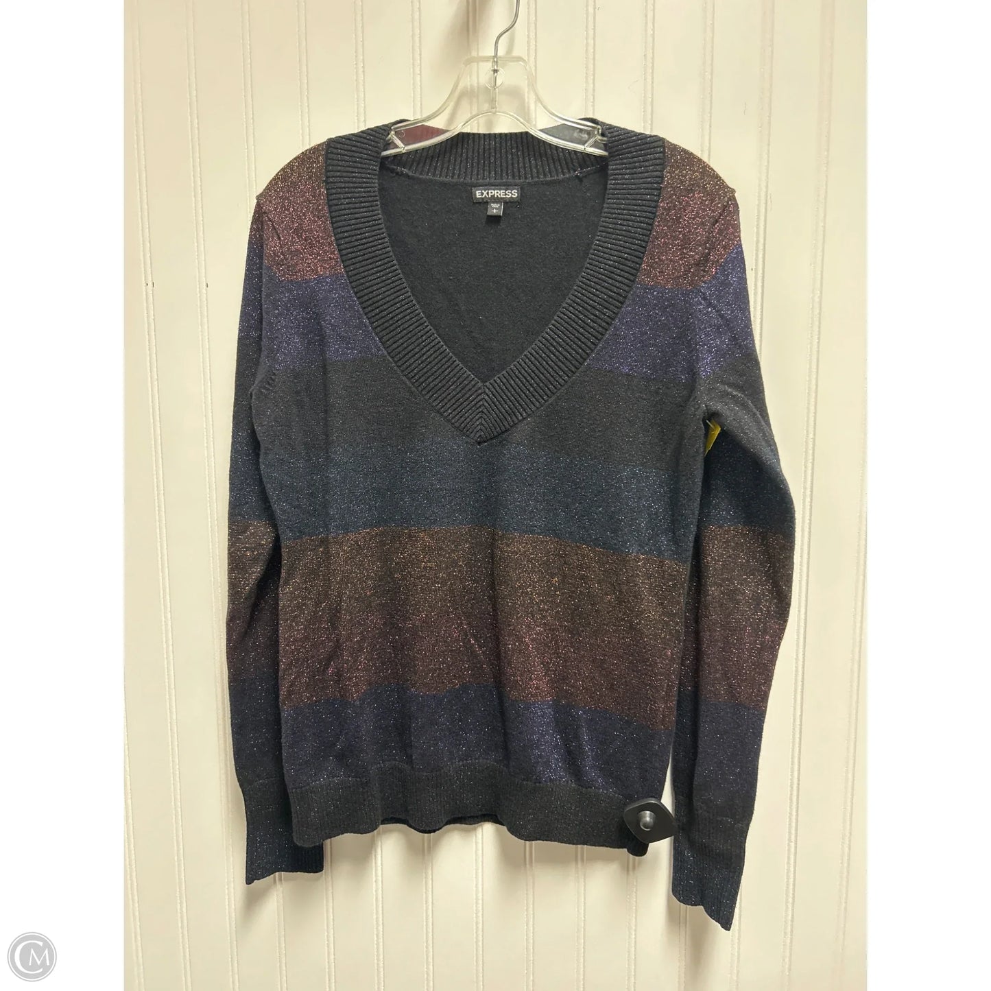 Sweater By Express In Multi-colored, Size: L