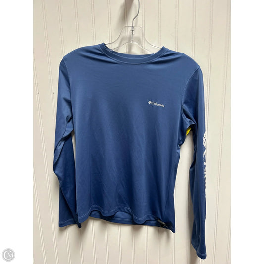 Top Long Sleeve By Columbia In Blue, Size: S
