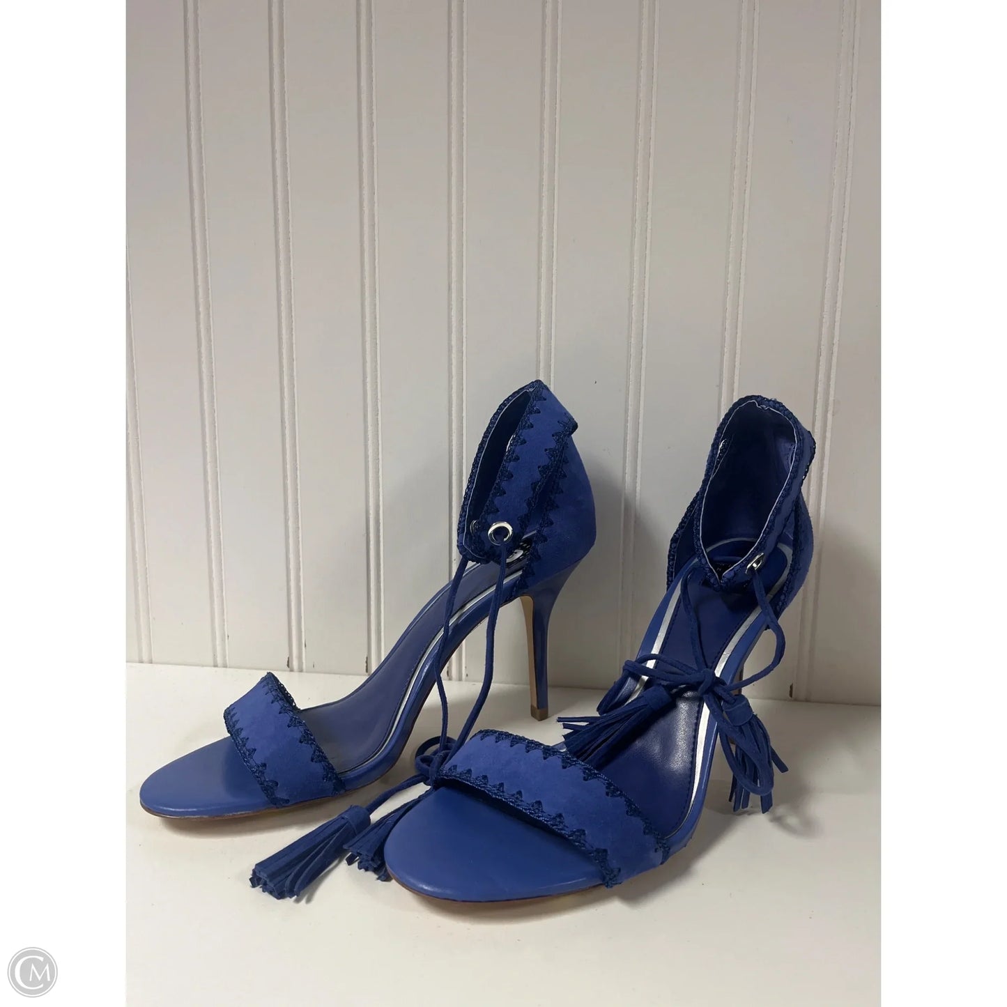 Sandals Heels Stiletto By White House Black Market In Blue, Size: 9