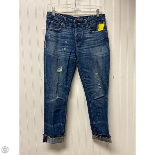Jeans Straight By Lucky Brand In Blue Denim, Size: 0
