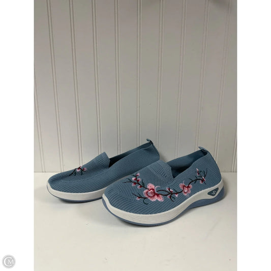 Shoes Flats By Clothes Mentor In Blue, Size: 8.5