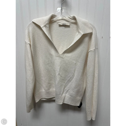 Sweater By Loft In Cream, Size: Xs