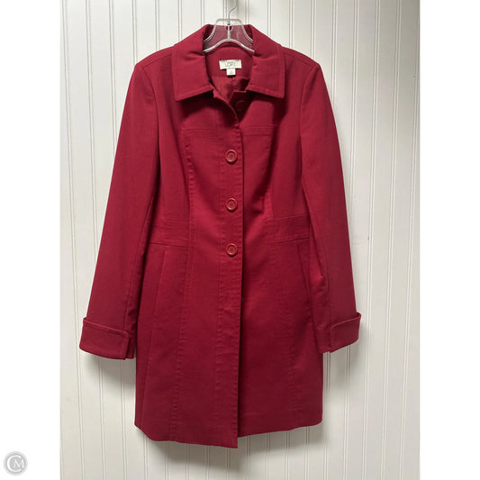 Jacket Other By Loft In Maroon, Size: M