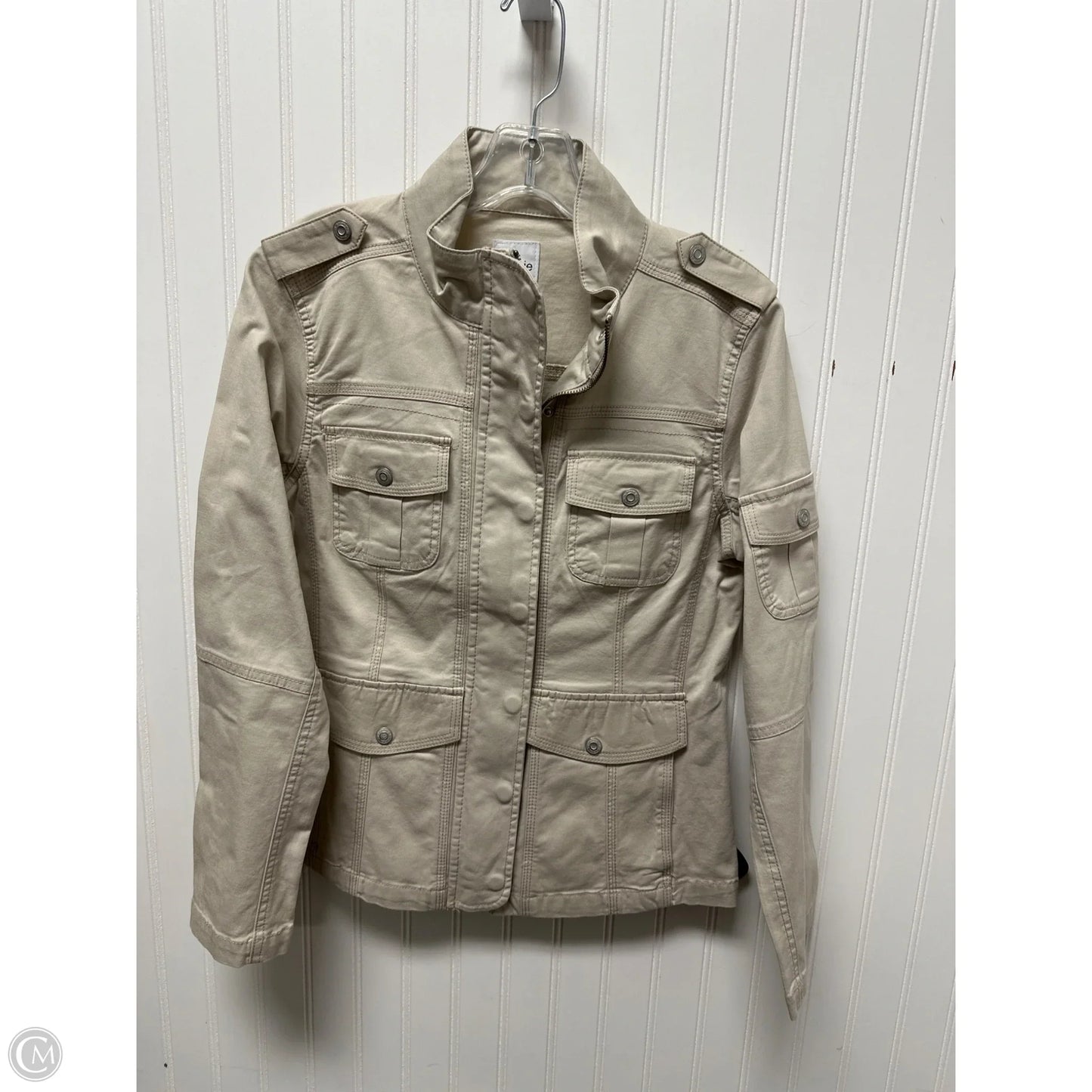 Jacket Utility By Kensie In Beige, Size: S