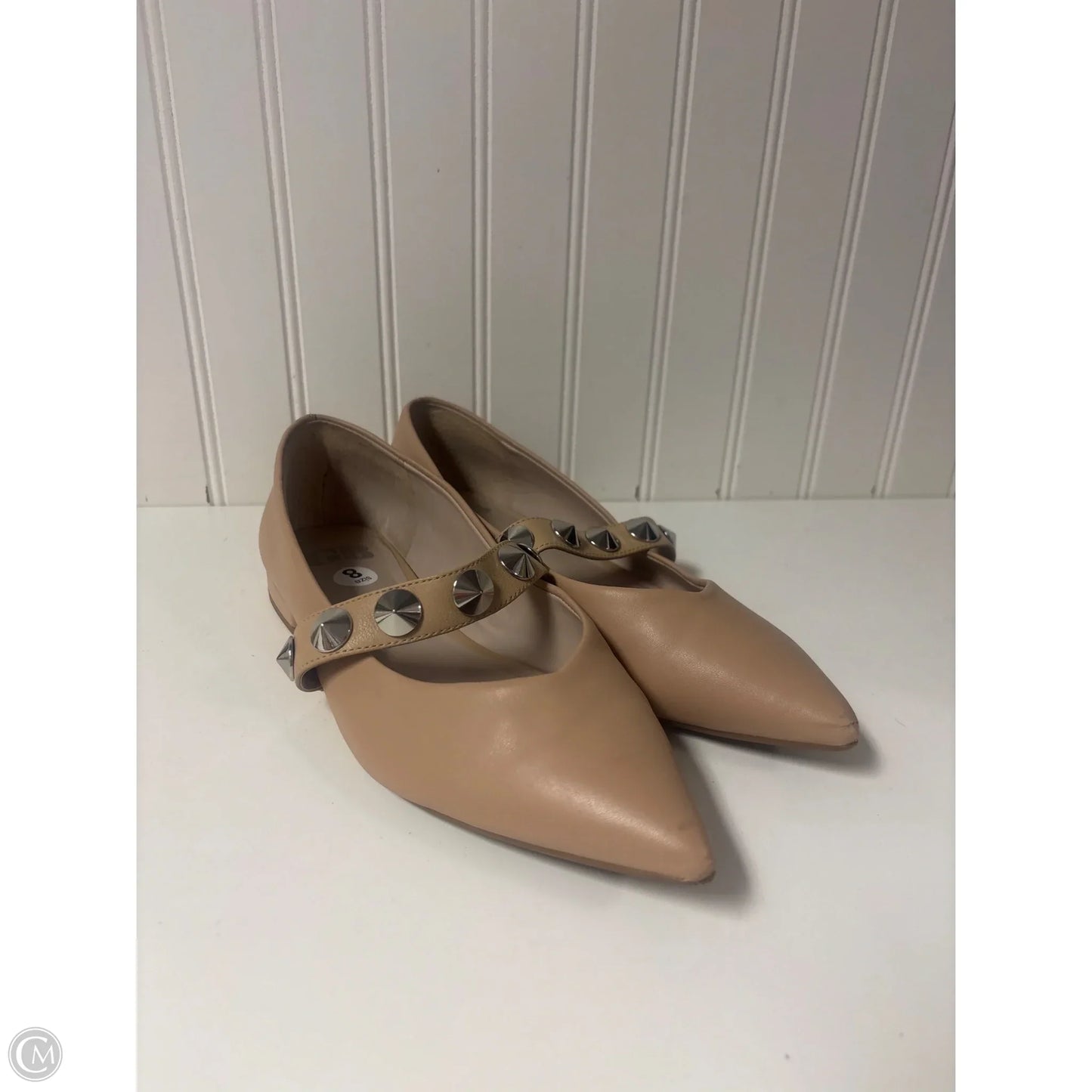 Shoes Flats By Gb In Beige, Size: 8