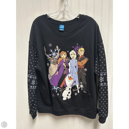 Sweater By Disney In Black, Size: 2x