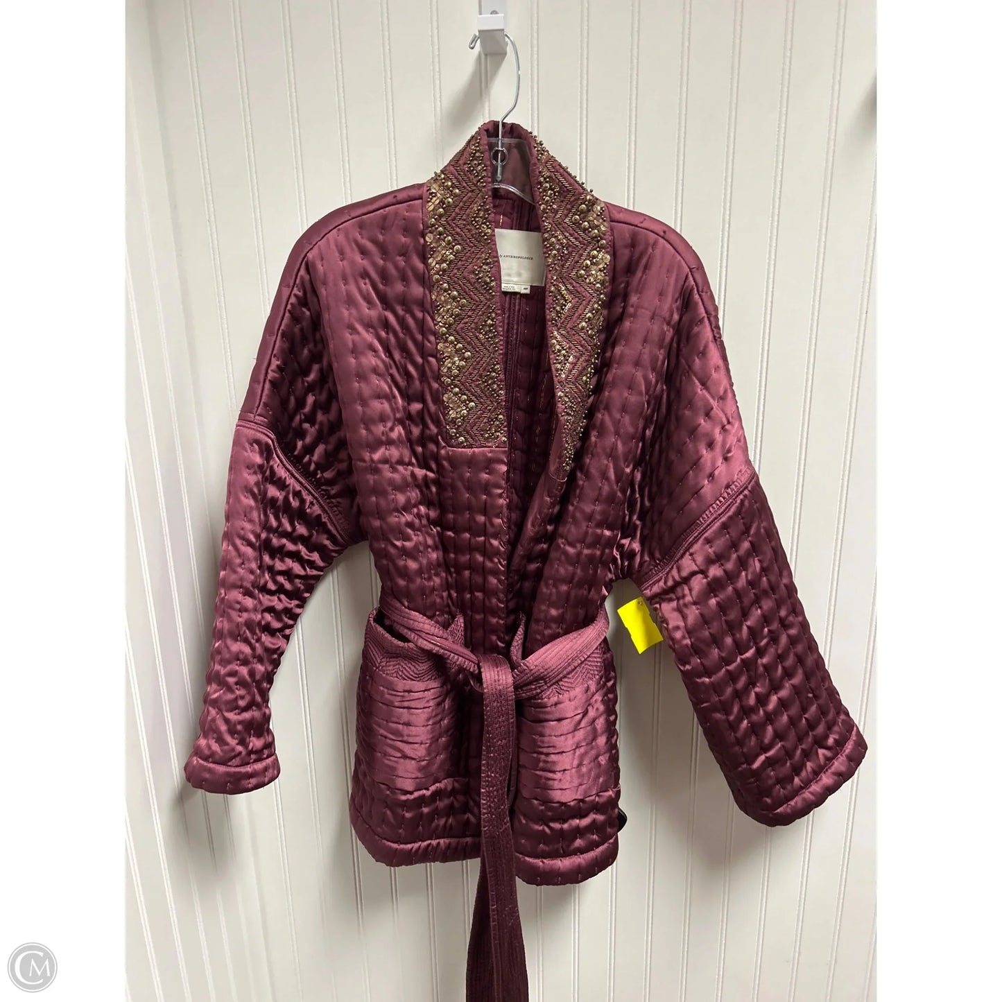 Jacket Puffer & Quilted By Anthropologie In Purple, Size: Xxs
