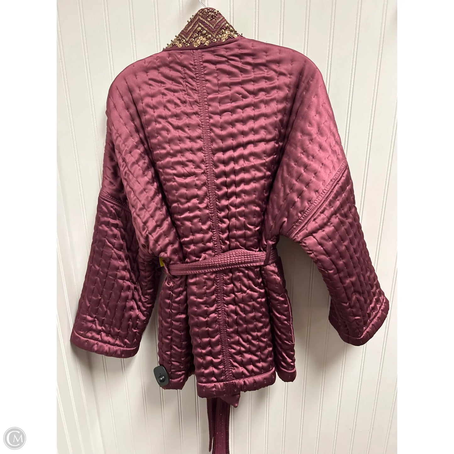 Jacket Puffer & Quilted By Anthropologie In Purple, Size: Xxs