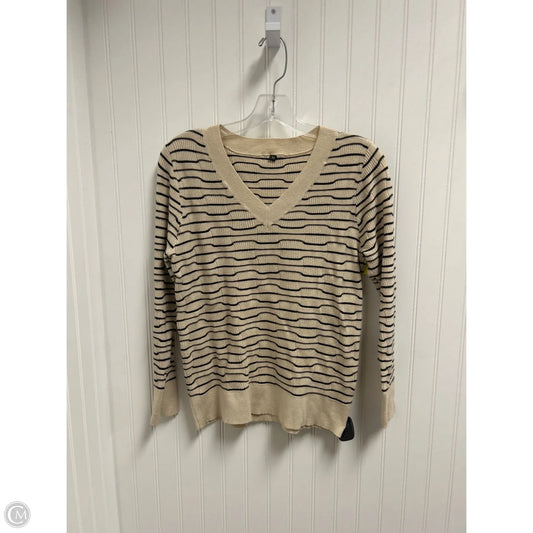 Sweater By Clothes Mentor In Black & Cream, Size: M