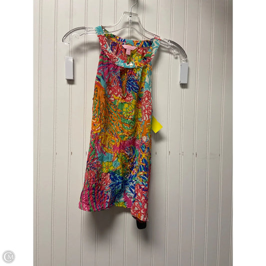 Top Sleeveless Designer By Lilly Pulitzer In Multi-colored, Size: S