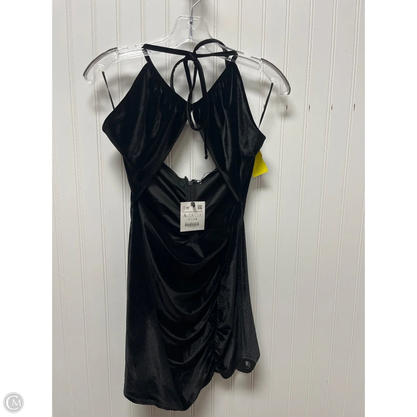 Dress Party Short By Zara In Black, Size: L