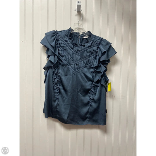 Top Short Sleeve By Veronica Beard In Blue, Size: L