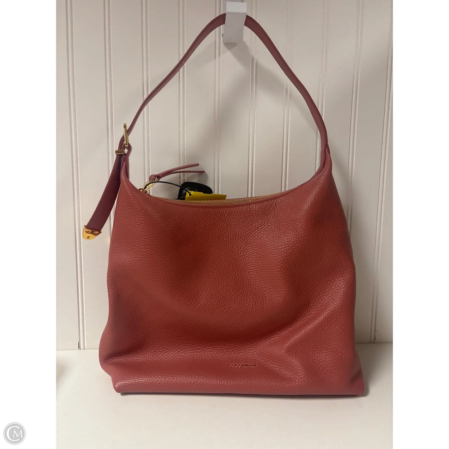 Handbag Leather By Cmc, Size: Large