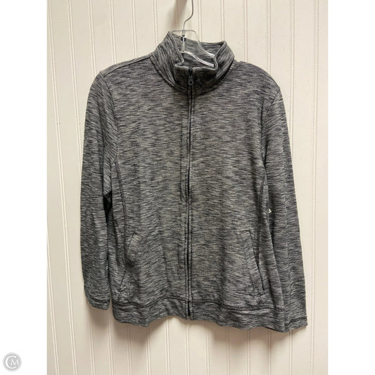 Athletic Jacket By Talbots In Grey, Size: Xlp