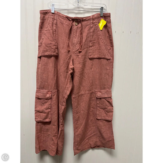 Pants Linen By Pilcro In Mauve, Size: 12
