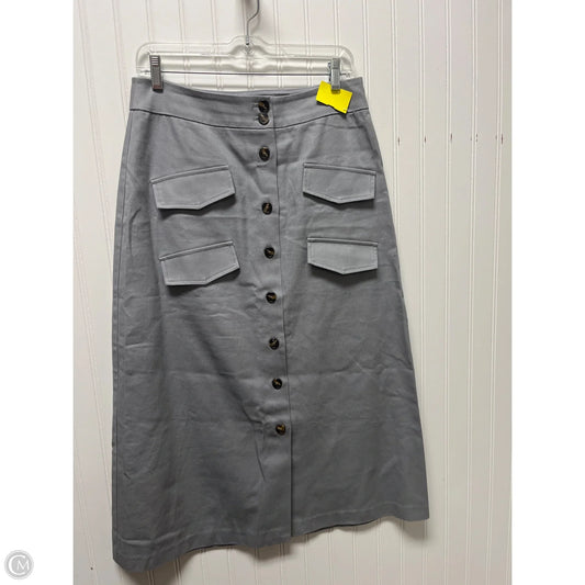 Skirt Maxi By Mare Mare In Grey, Size: 10