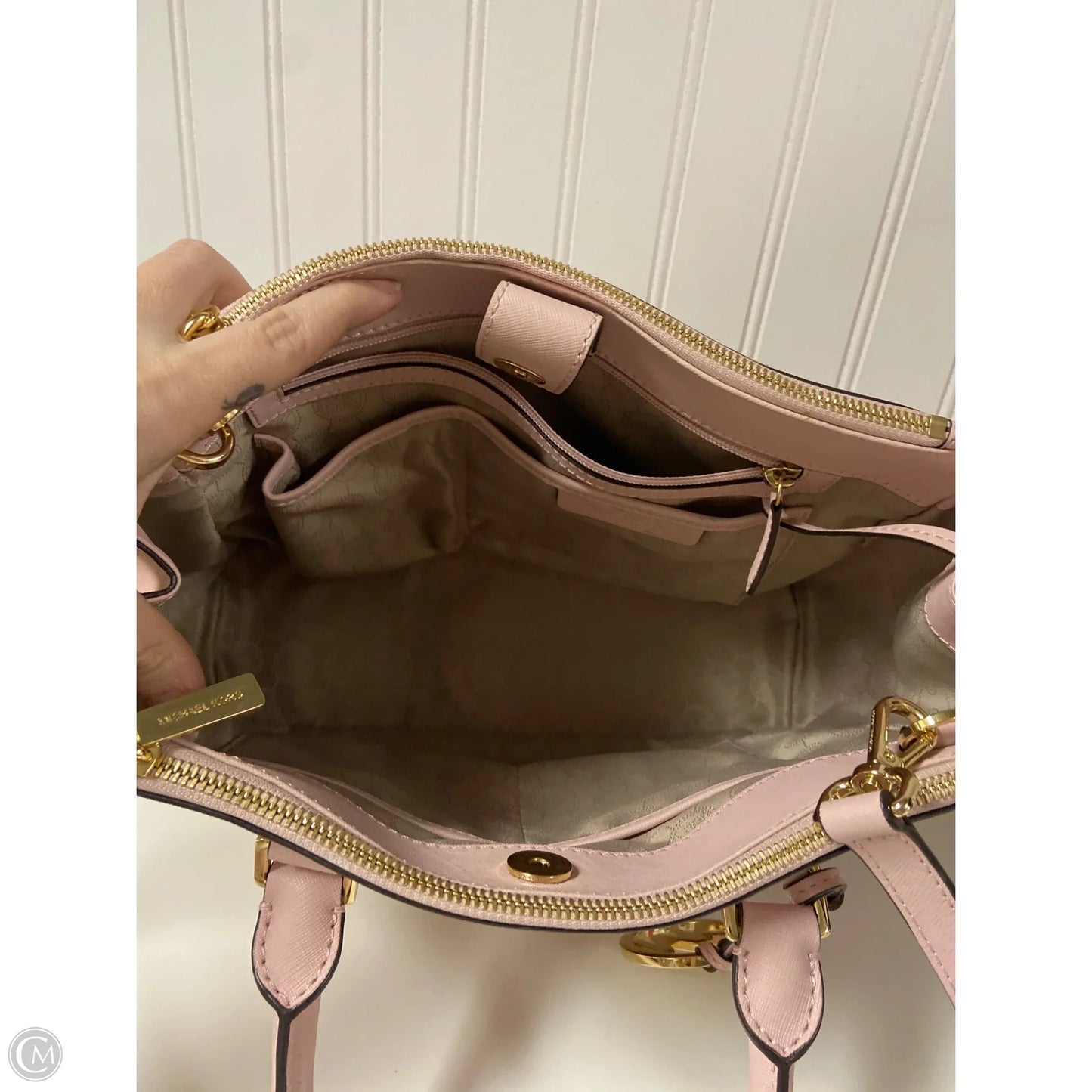 Handbag Designer By Michael Kors, Size: Large