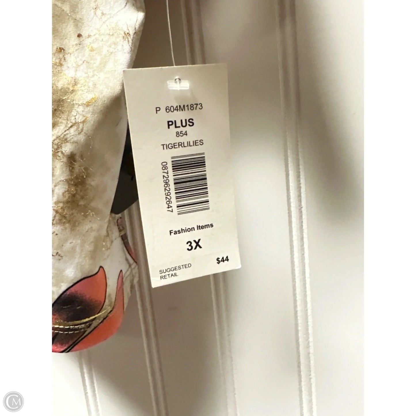 Top Long Sleeve By Alia In Pink & Red, Size: 3x