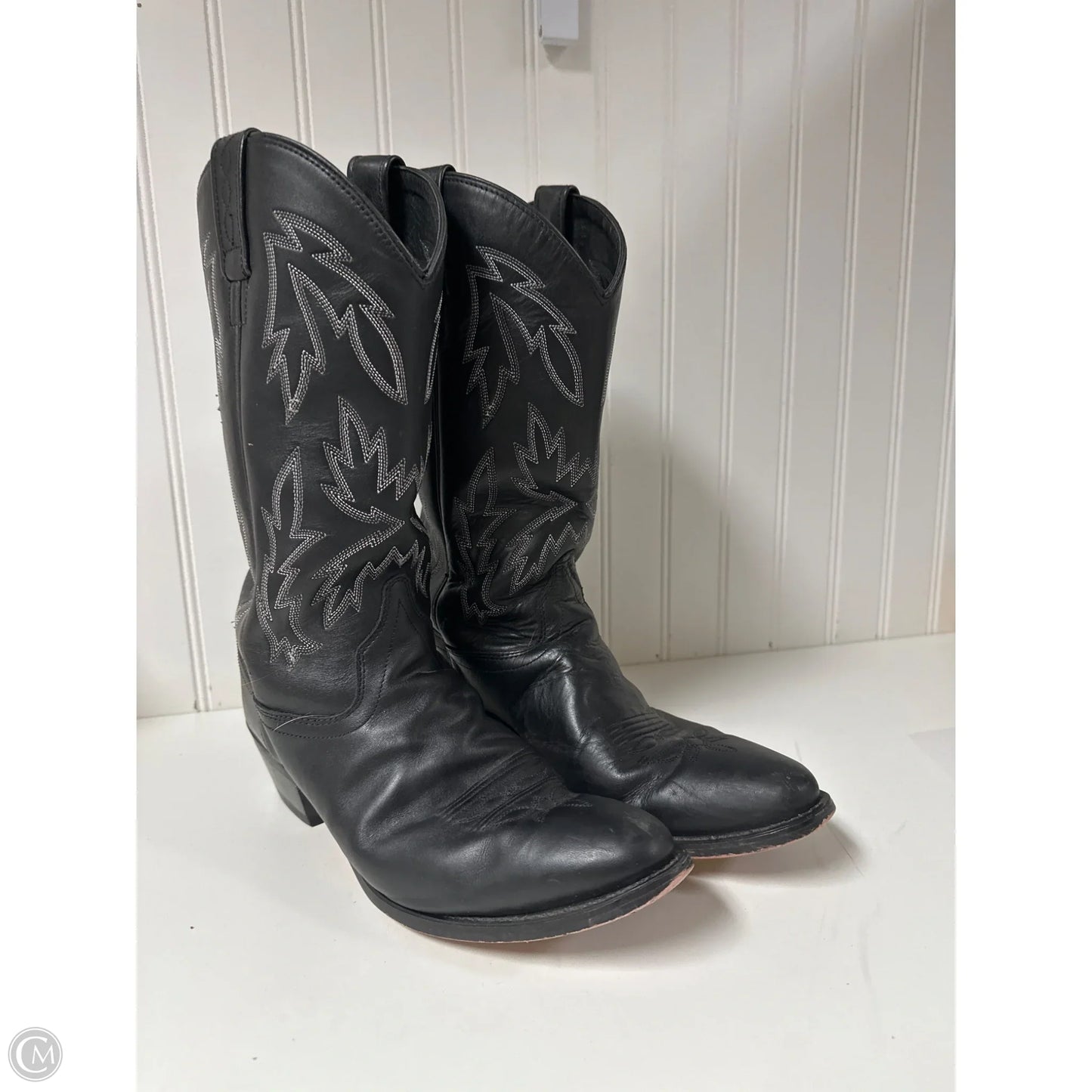 Boots Western By Old West In Black, Size: 9.5