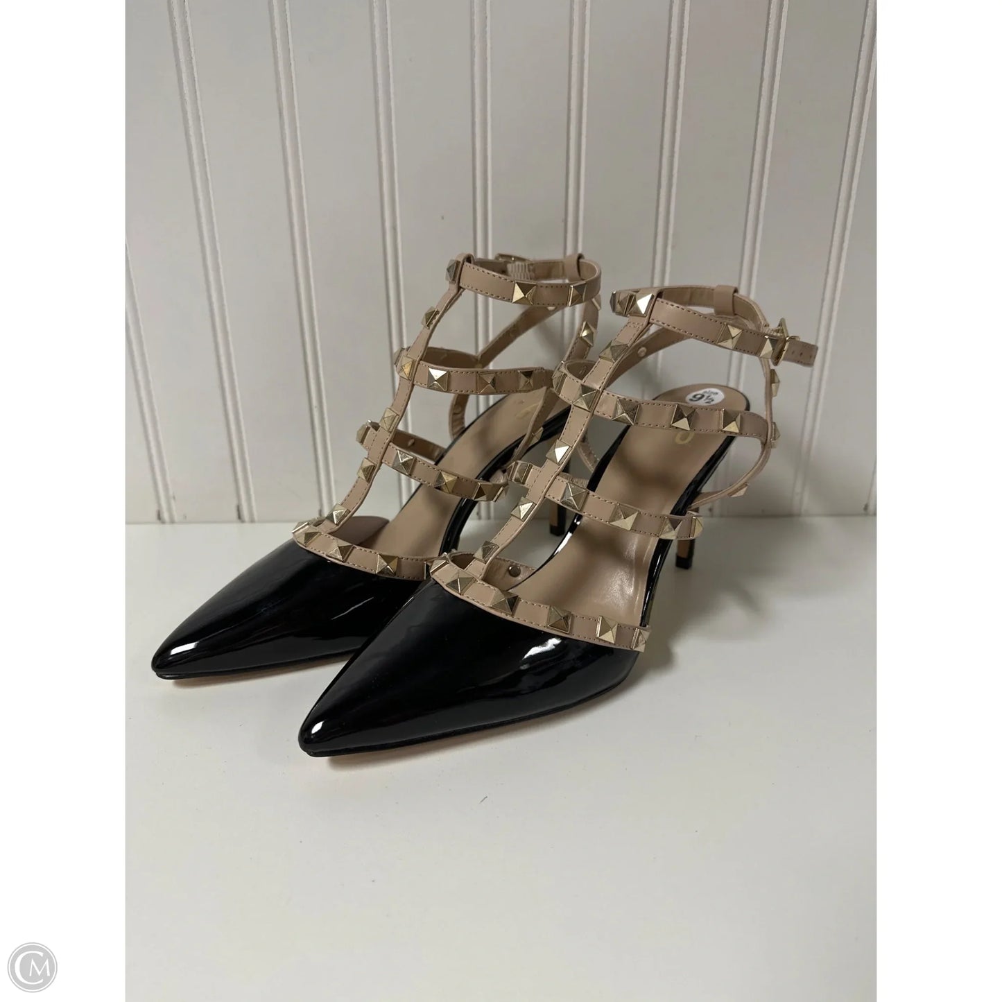 Shoes Heels Stiletto By Mix No 6 In Black & Cream, Size: 9.5