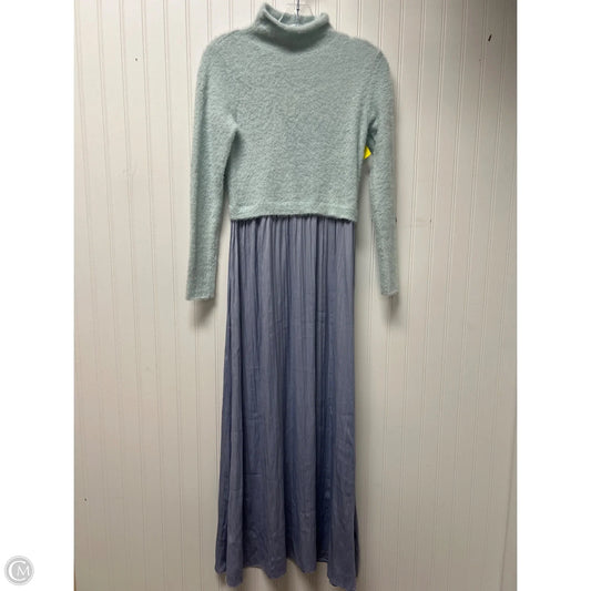 Dress Party Long By Anthropologie In Blue, Size: Xs