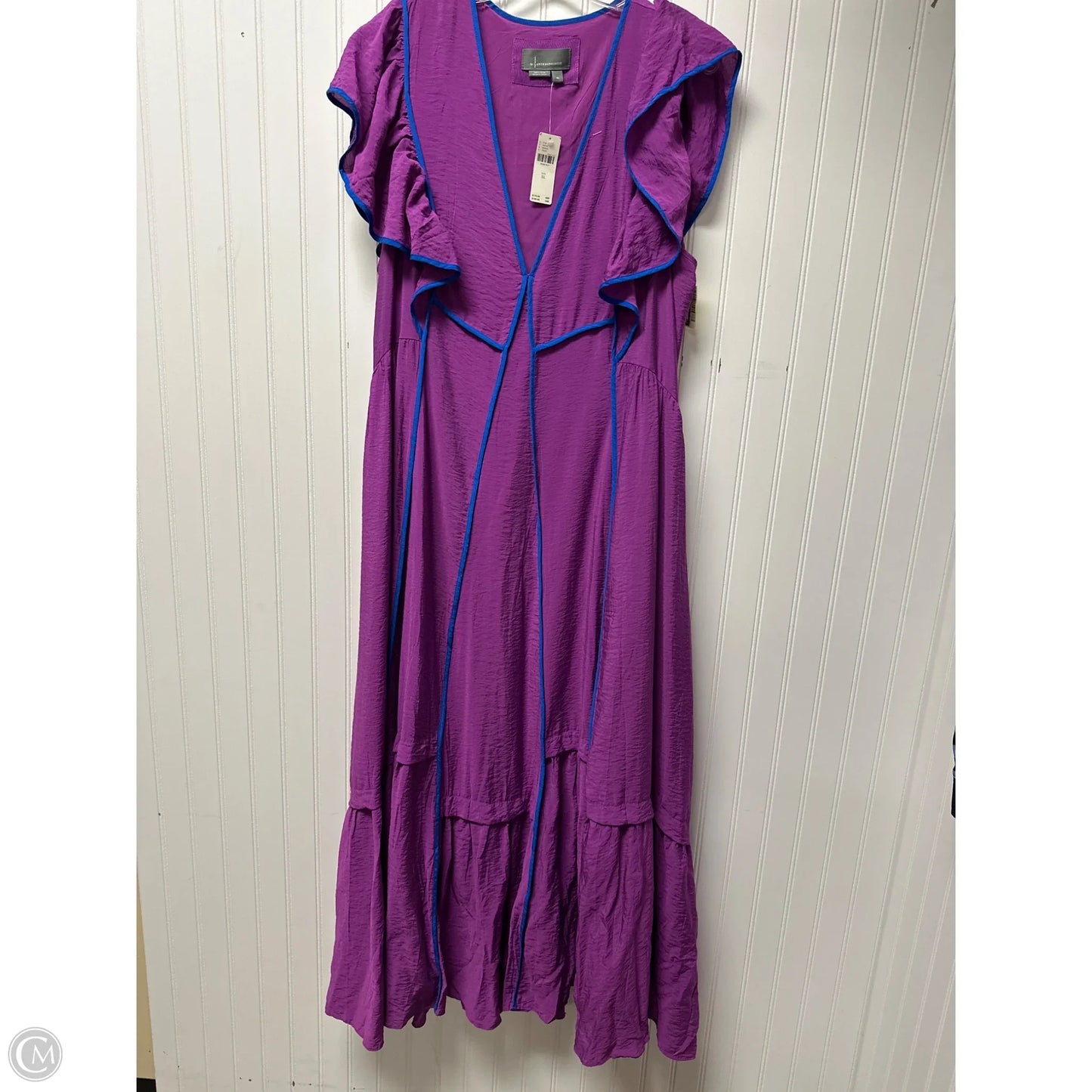 Dress Casual Maxi By Anthropologie In Purple, Size: Xl